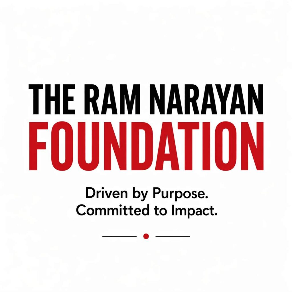 The Ram Narayan Foundation started by Vineet Tripathi in memory of his nanaji.